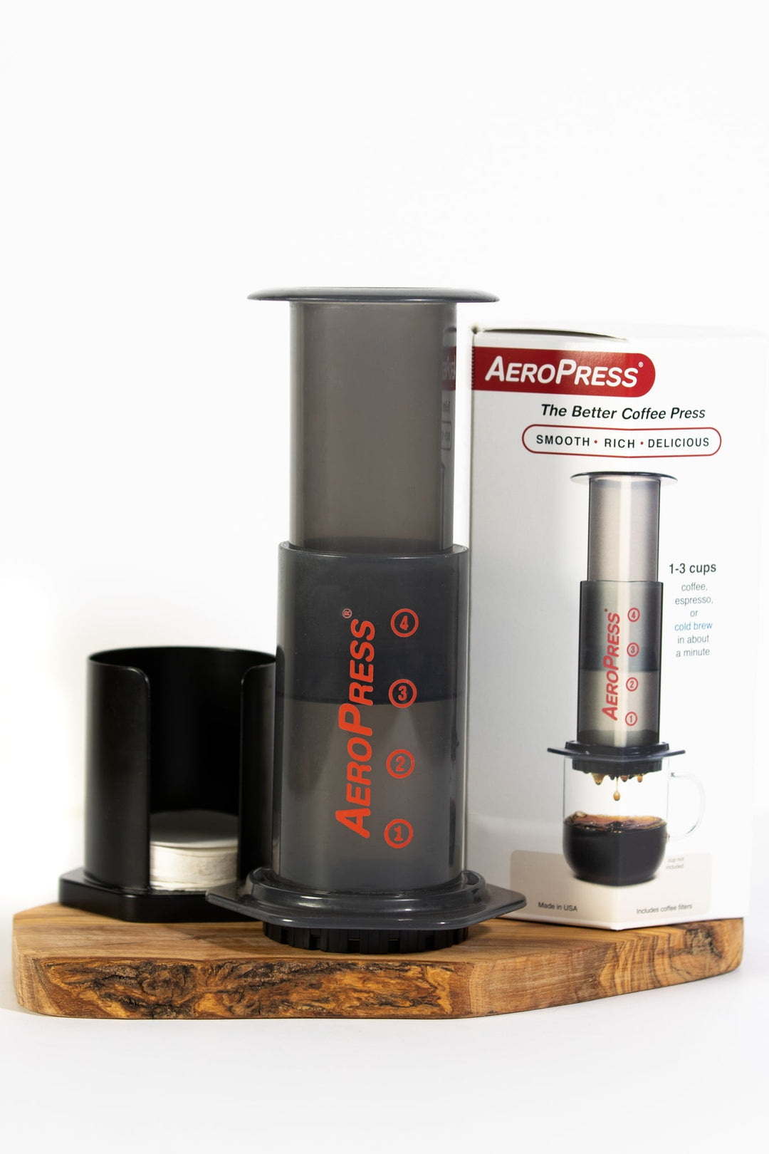 AeroPress 1-3 Cup Coffee & Espresso Maker